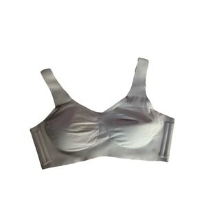 Honey Love V Neck Wireless Bra, Gray, XL